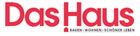 Logo von "Das Haus" mit dem Slogan "Planen, Bauen, Schöner Leben".
