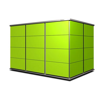 Gartenhaus Lime-green