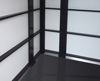 Gartenhaus-Boden aus Film Film Platte