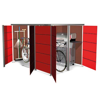 Wartungsfreie Unterstände